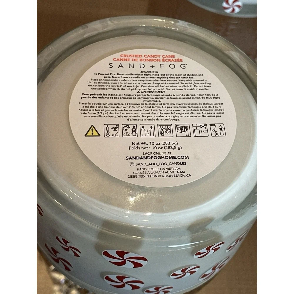 Christmas Candles Lot‎ Of 3 Candy Cane